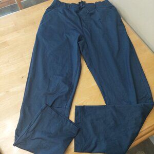 Karbon Navy Straight Leg Men's Sweatpants elastic & drawstring waist size Medium